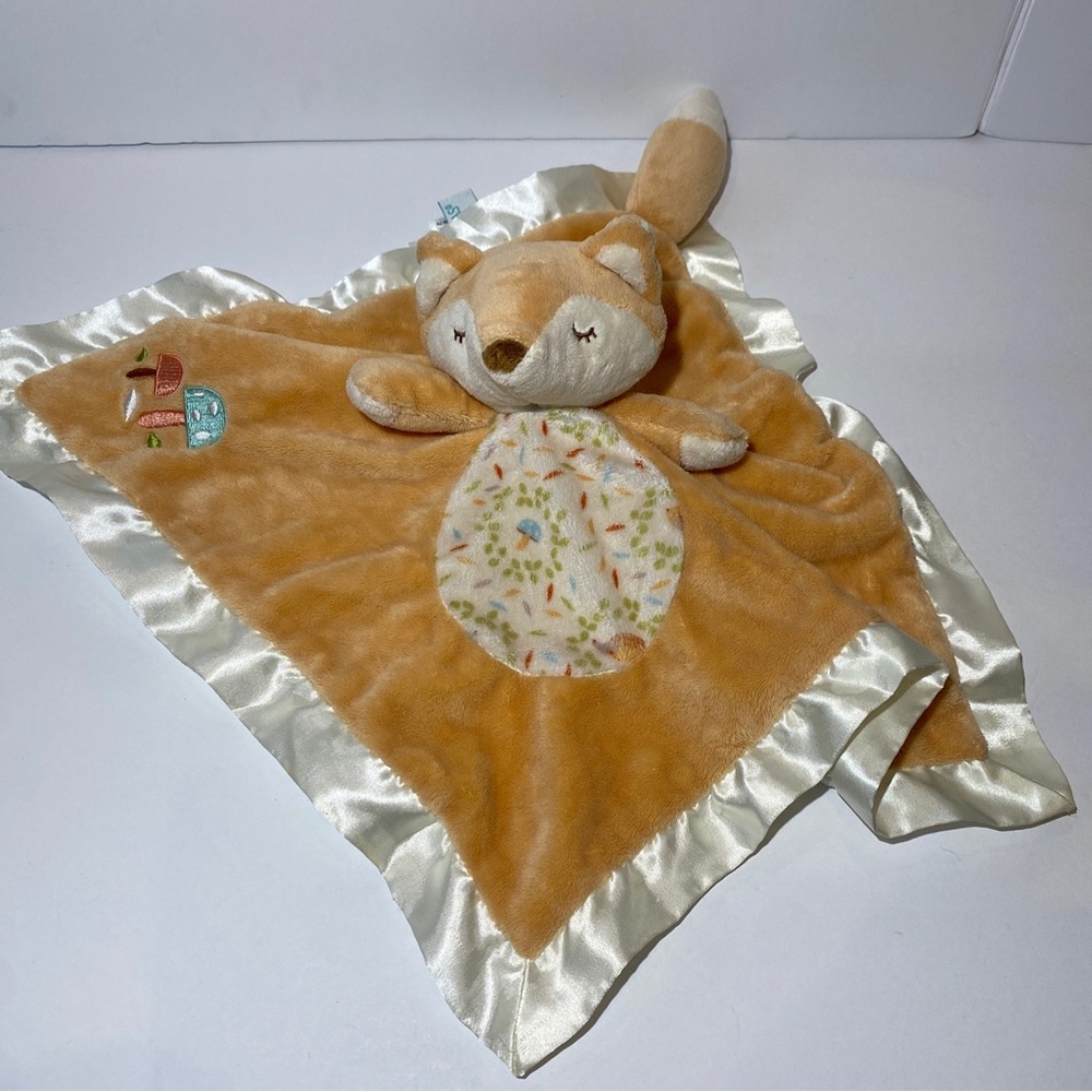 Douglas Baby Lil Snuggler Fox Security Blanket Lovey Satin Trim